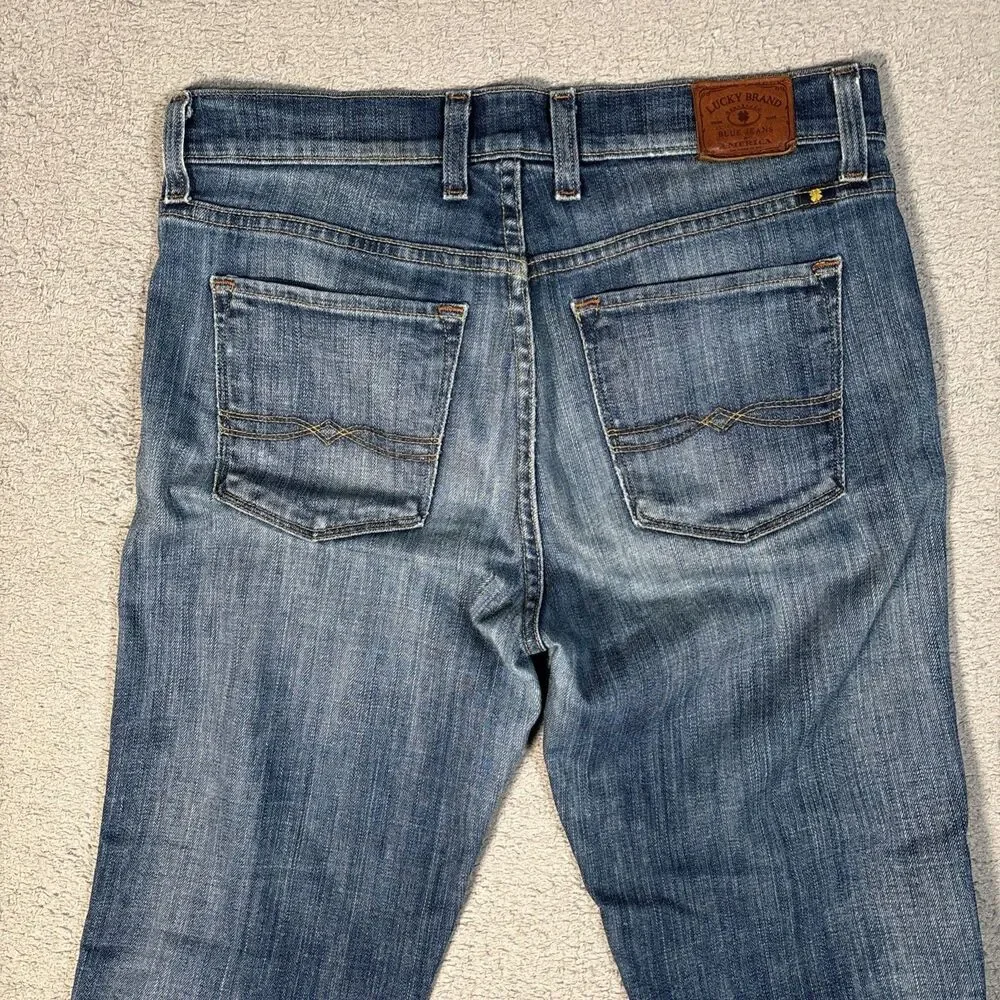Lucky Brand Jeans Women’s Size 6/28 Charlotte Rail Mid Rise Skinny Blue Denim‎